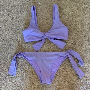Purple Abercrombie & Fitch bikini swim suit